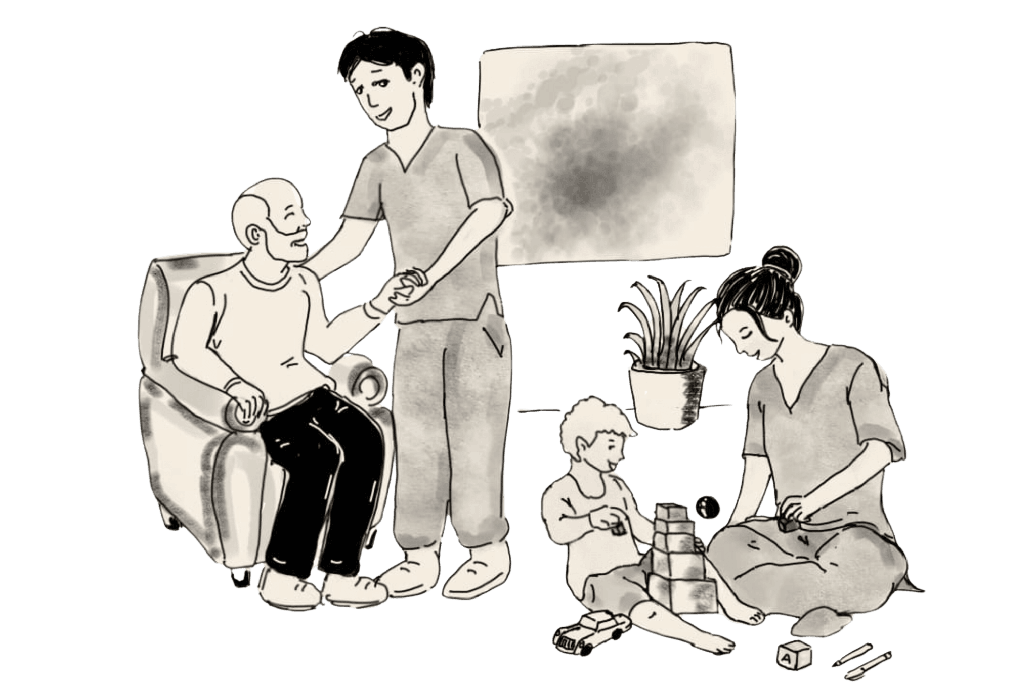 Mortgage consultation illustration